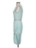 BCBGMAXAZRIA Solid Teal Cocktail Dress Size XS - photo 5