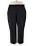 Lands' End Solid Black Dress Pants Size 22 - photo 1