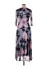 En Focus Studio Print Gray Cocktail Dress Size 14 - photo 2