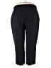 Lands' End Solid Black Dress Pants Size 22 - photo 2