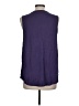 Papermoon 100% Polyester Purple Sleeveless Blouse Size L - photo 2