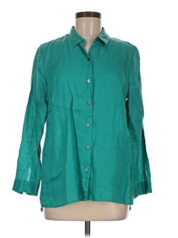 J.Jill 3/4 Sleeve Button-Down Shirt (view 1)