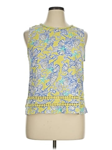Caribbean Joe Sleeveless Blouse (view 1)