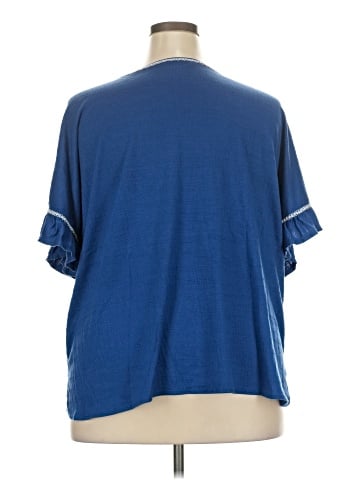 Max Studio Short Sleeve Blouse (view 2)
