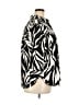 Chico's Animal Print Black 3/4 Sleeve Button-Down Shirt Size XXL (4) - photo 4