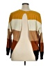 Full Circle Trends With Love 100% Acrylic Color Block Orange Pullover Sweater Size XL - photo 2