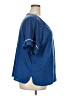 Max Studio Blue Short Sleeve Blouse Size 3X - photo 4