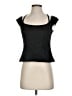 Nanette Lepore Black Short Sleeve Top Size 2 - photo 1