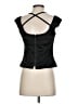 Nanette Lepore Black Short Sleeve Top Size 2 - photo 2