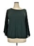 Chico's Green 3/4 Sleeve Top Size XXL (4) - photo 1