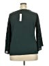 Chico's Green 3/4 Sleeve Top Size XXL (4) - photo 2