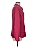 Theory 100% Silk Solid Pink Burgundy Long Sleeve Silk Top Size XL - photo 4