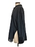 Zara Chevron-herringbone Black Long Sleeve Button-Down Shirt Size S - photo 5
