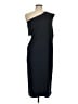 Norma Kamali Solid Blue Black Cocktail Dress Size M - photo 2
