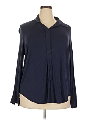Universal Standard Long Sleeve Blouse (view 1)