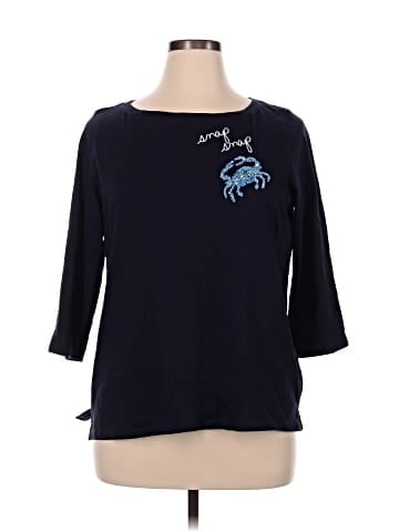 Talbots 3/4 Sleeve T-Shirt (view 1)