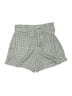 Blush Plaid Gray Shorts Size S - photo 1