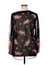 CAbi 100% Polyester Black Long Sleeve Blouse Size XL - photo 2