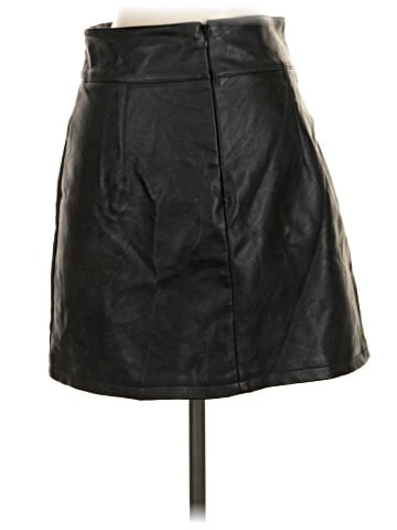 Topshop Faux Leather Skirt (view 2)