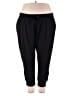 Terra & Sky Solid Black Casual Pants Size 3X - photo 1