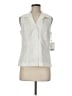 Carlisle Ivory Sleeveless Button-Down Shirt Size 8 - photo 1