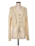 Pol 100% Polyester Ivory Cardigan Size S - photo 1