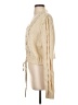 Pol 100% Polyester Ivory Cardigan Size S - photo 5
