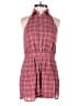 Cooperative 100% Baumwolle Plaid Burgundy Romper Size XS - photo 1