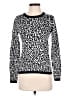Ann Taylor Animal Print White Pullover Sweater Size XS - photo 1