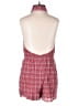 Cooperative 100% Baumwolle Plaid Burgundy Romper Size XS - photo 2