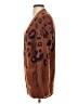 Umgee 100% Acrylic Animal Print Brown Cardigan Size S - photo 5