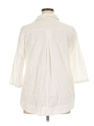Zanzea Collection 3/4 Sleeve Button-Down Shirt (view 2)