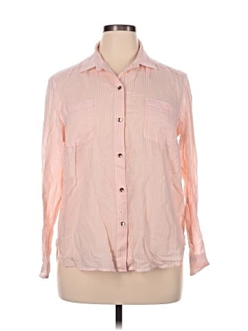 Jones New York Signature Long Sleeve Button-Down Shirt (view 1)