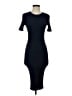 Milly Solid Black Casual Dress Size S - photo 1