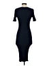 Milly Solid Black Casual Dress Size S - photo 2