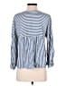 Madewell 100% Viscose Stripes Blue 3/4 Sleeve Blouse Size S - photo 2