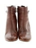 Tory Burch 100% Leather Brown Ankle Boots Size 12 - photo 2