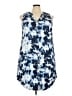 Torrid Tie-dye Blue Sleeveless Blouse Size 3X Plus (3) - photo 1