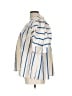 Entro 100% Cotton Blue 3/4 Sleeve Blouse Size L - photo 5