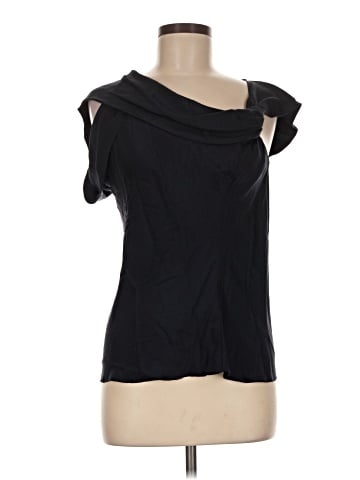 Rachel Roy Short Sleeve Silk Top (view 1)