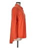 Athleta Color Block Orange Long Sleeve Button-Down Shirt Size M - photo 4