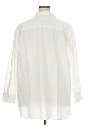 Lands' End 3/4 Sleeve Button-Down Shirt (view 2)