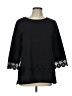 Talbots Black Long Sleeve Blouse Size L - photo 1