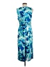 DKNY 100% Polyester Blue Casual Dress Size 6 - photo 2