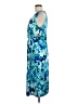DKNY 100% Polyester Blue Casual Dress Size 6 - photo 5