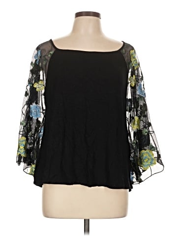 Cha Cha Vente 3/4 Sleeve Blouse (view 1)
