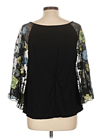Cha Cha Vente 3/4 Sleeve Blouse (view 2)