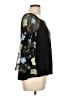 Cha Cha Vente Black 3/4 Sleeve Blouse Size L - photo 4