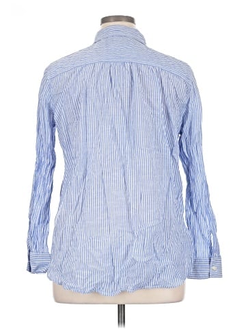 Ann Taylor LOFT 3/4 Sleeve Button-Down Shirt (view 2)
