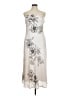 Francesca's 100% Polyester Ivory Silver Cocktail Dress Size XL - photo 1